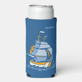 Aangepaste naam zeilboot (Seltzer Voorkant)