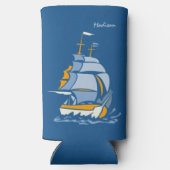 Aangepaste naam zeilboot (Achterkant)