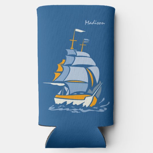 Aangepaste naam zeilboot (Achterkant)