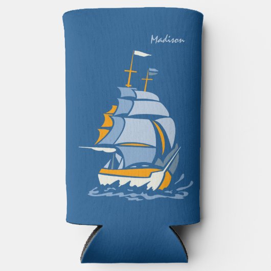 Aangepaste naam zeilboot (Voorkant)