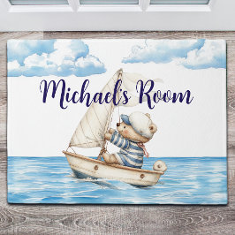 Aangepaste naam Zeiler Teddy Bear Deurmat