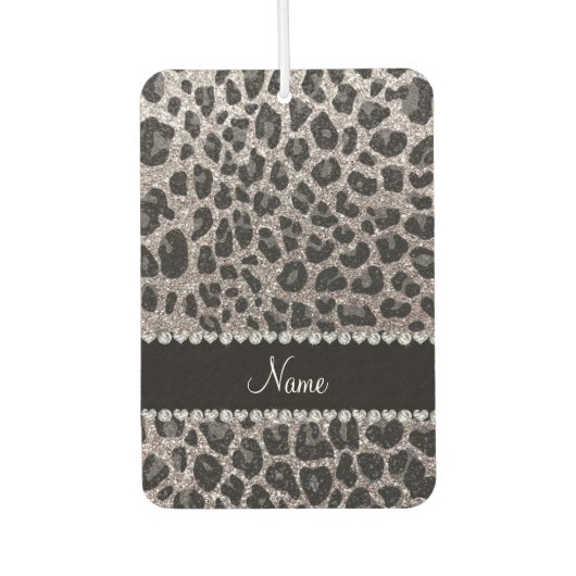 Aangepaste naam zilverglittersplepen luchtverfrisser (Voorkant)