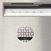 Aangepaste naam: zilverglittervolleyballen magneet (Insitu (Vaatwasser))