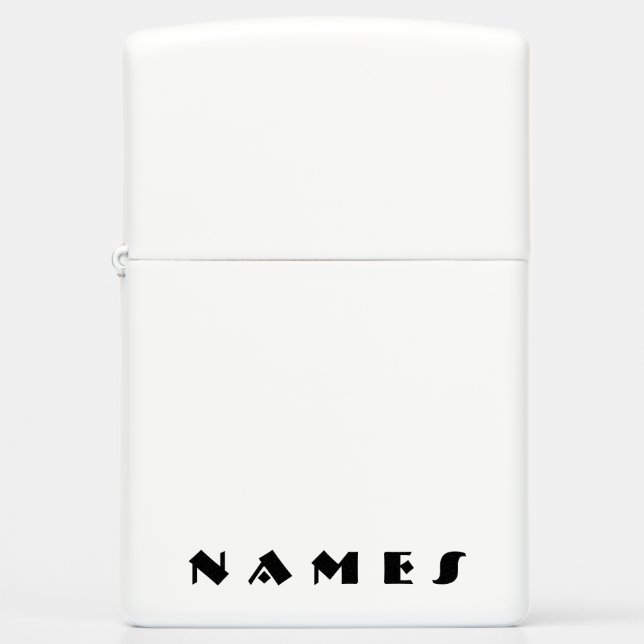Aangepaste naam Zippo Lighter (Voorkant)