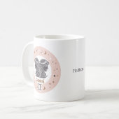 Aangepaste Naam Zodiac Sign Gemini Koffiemok (Voorkant links)