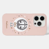 Aangepaste naam Zodiac Sign Libra Case-Mate iPhone Case (Achterkant (horizontaal))