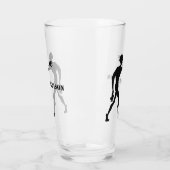 Aangepaste naam Zombie pint glas (Links)
