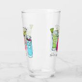 Aangepaste naam Zomer Cocktails pint glas (Links)