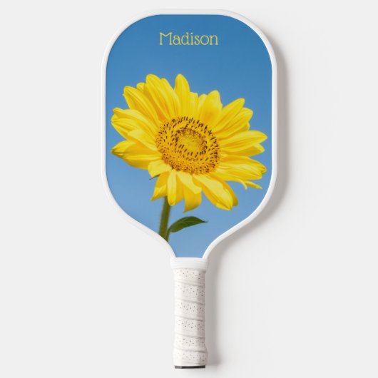Aangepaste naam Zonnebloem Pickleball Paddle (Voorkant)