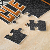 Aangepaste naam zuigflesje wingermotorfiets legpuzzel (Zijkant)