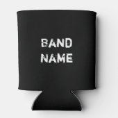 Aangepaste naam zwart-wit blikjeskoeler (Achterkant)