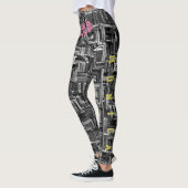Aangepaste naam Zwarte Leggings (Links)