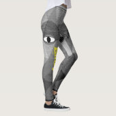 Aangepaste naam Zwarte Leggings (Rechts)