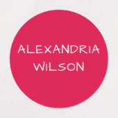 Aangepaste naamlabels labels (Design 1)