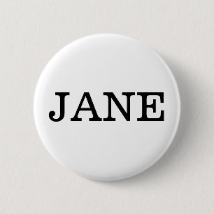 Aangepaste naampin ronde button 5,7 cm