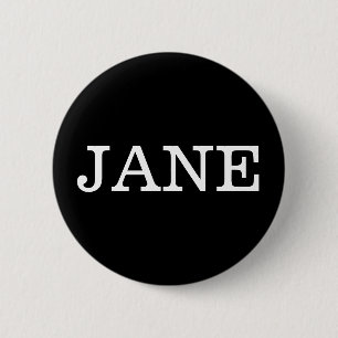 Aangepaste naampin ronde button 5,7 cm