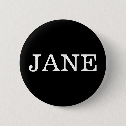 Aangepaste naampin ronde button 5,7 cm (Voorkant)