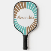 Aangepaste naamretro pickleball paddle (Achterkant)