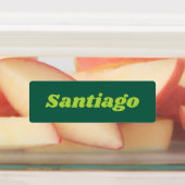 Aangepaste naamsticker labels (Aangebracht)