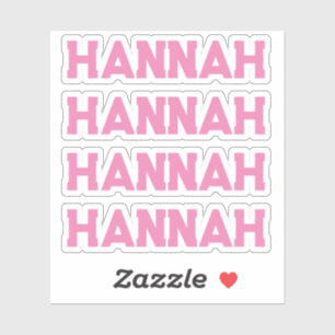 Aangepaste naamsticker sticker