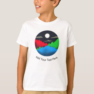 Aangepaste nachtelijke hemel t-shirt