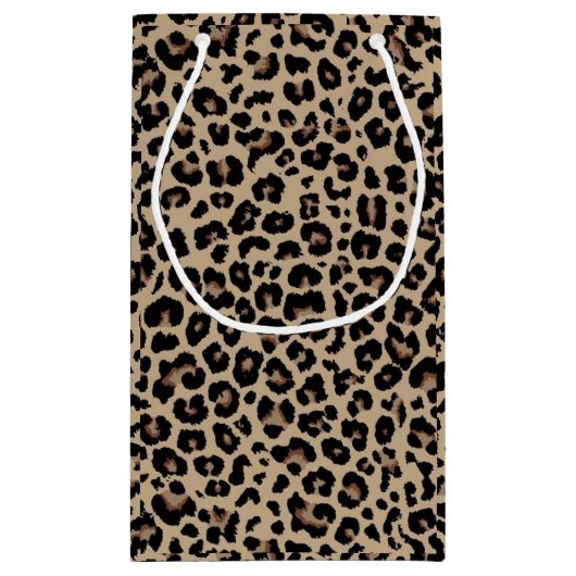 Aangepaste namen Luxury Cheetah Love Klein Cadeauzakje (Achterkant)