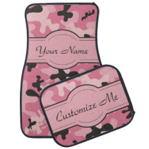 Aangepaste namen Roze Camouflage gepersonaliseerd