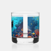 Aangepaste namen Scuba Diver Whisky Glas (Rechts)