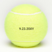 Aangepaste namen Speciale datum Tennisballen (Achterkant)