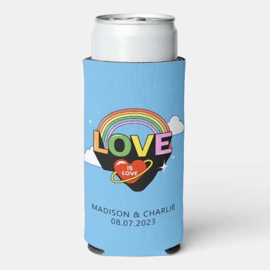 Aangepaste namen / tekst "Liefde is Liefde" (Seltzer Achterkant)