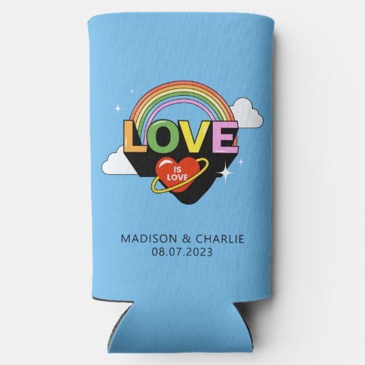 Aangepaste namen / tekst "Liefde is Liefde" (Achterkant)