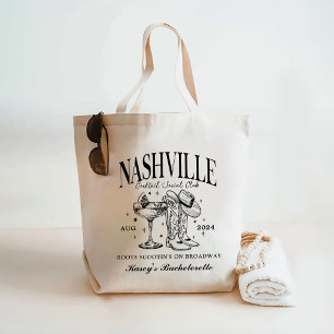 Aangepaste Nashville Bachelorette Rodeo Cocktail Tote Bag