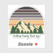 Aangepaste Natuur vakantie groene bos waterfles Sticker (Vel)