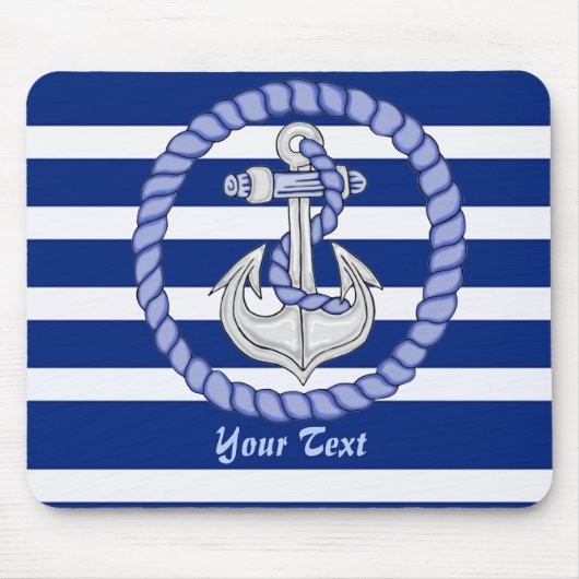 Aangepaste Nautical Anchor 2 Muismat (Voorkant)