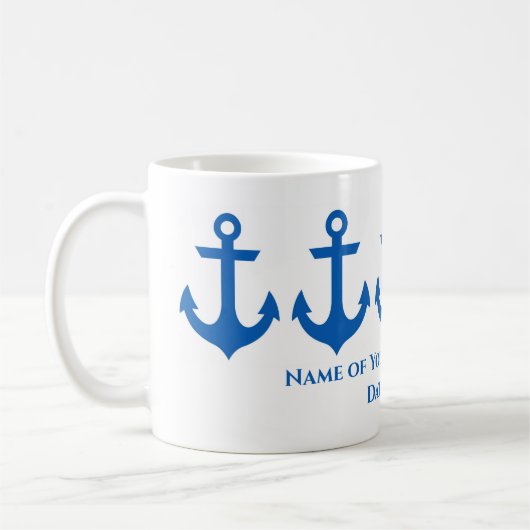 Aangepaste Nautical Coffee-Mok Koffiemok (Links)