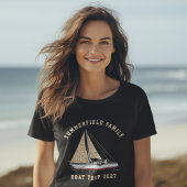 Aangepaste Nautical Matching Family Boat Trip T-Sh T-shirt