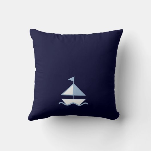Aangepaste "Nautical/Sailboat" Keepomwille Pillow Kussen (Achterkant)
