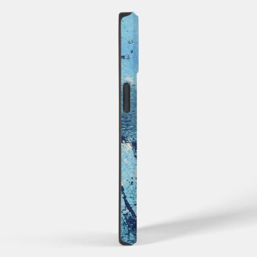 Aangepaste nautisch blauw canvas telefoontas Case-Mate iPhone case (Achterkant / Rechts)