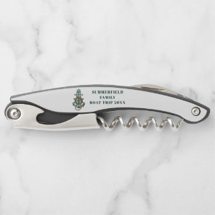 Aangepaste Nautische gezinsplanning voor cruisesch Kurkentrekker