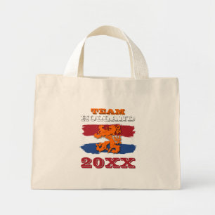 Aangepaste Nederlandse Vlag Oranje Leeuw Team Holl Mini Tote Bag