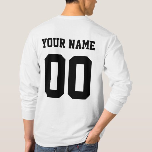 Aangepaste neef- en naamakreelovereenkomende famil t-shirt (Achterkant)