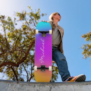 Aangepaste Neon Ombre-skateboard koel Skateboard