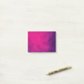 Aangepaste Neon Pink Gradient Sticky Notes (Op bureau)