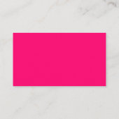 Aangepaste Neon Roze Bellen Kaarten – Bulk Orders (Achterkant)
