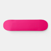Aangepaste Neon Roze & Zwart Skateboard Deck (Horizontaal)