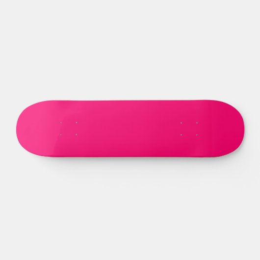 Aangepaste Neon Roze & Zwart Skateboard Deck (Horizontaal)