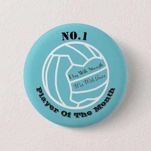Aangepaste netball Player Reward Pin Badge Ronde Button 5,7 Cm (Voorkant)