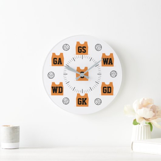 Aangepaste netwerkbalteamkleur grote klok (Huis)