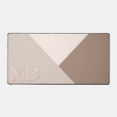 Aangepaste Neutrale Taupe Ivoor Beige Crème Natuur Bureaumat (Voorkant)