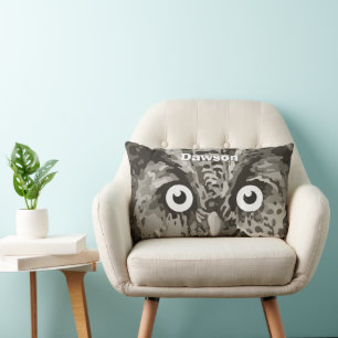 Aangepaste New Baby Boy's Room Cute Owl Kussen
